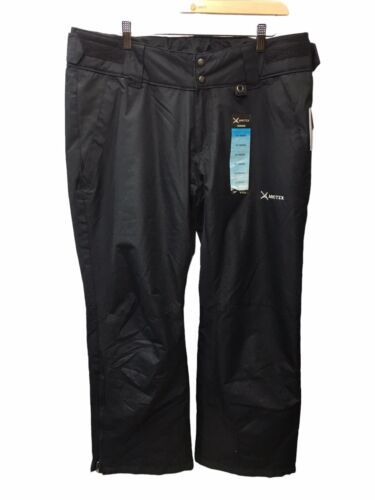 Arctix Women's Insulated Ski Snow Long Pants Black 18171 Size XL Short Inseam