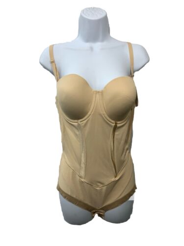 Maidenform Easy Up Firm Control Bodybriefer Strapless Shapewear Convertible 38C