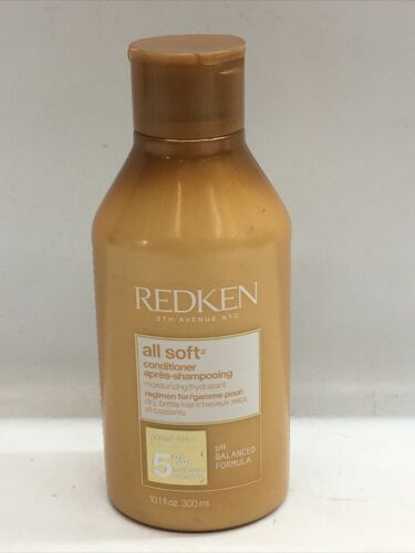 Redken All Soft Conditioner pH Balanced Formula Argain Oil 10.1 fl oz/300 ml