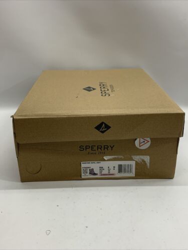 Sperry Women's Maritime Repel Boots Gray Black Lace-up Shoe Size 8 M STS82667