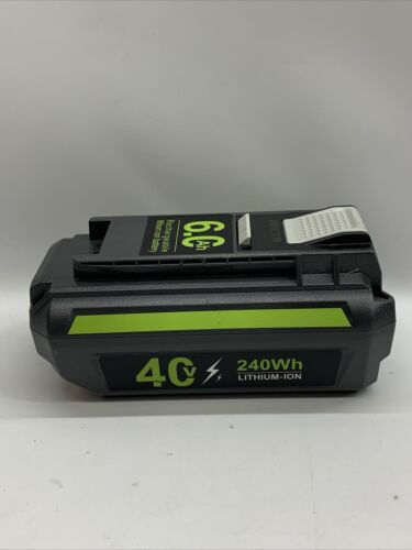 For Ryobi 40V 6 Ah Hight Capacity Li-ion Battery OP4040 OP4015 OP40261 OP4026