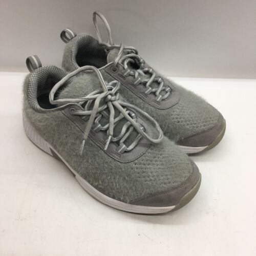 Orthofeet Shoes Women's Wide Gray Coral Wool Fuzzy 989 Size 7 Running Shoes