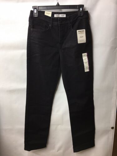 Levi Strauss Women's Shaping Straight Jeans Pants Night Sky Size 4 with Pocket