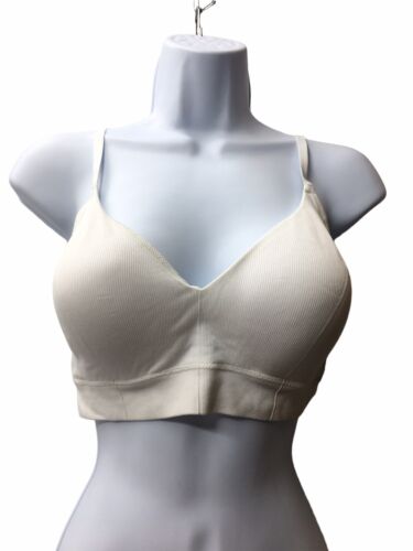 Maidenform Pure Comfort Feel Good Seamless Bralette White Size Large Opaque