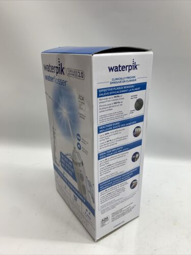 Waterpik WP-580CD Cordless Advanced 2.0 ADA Water Flosser White Dental Care