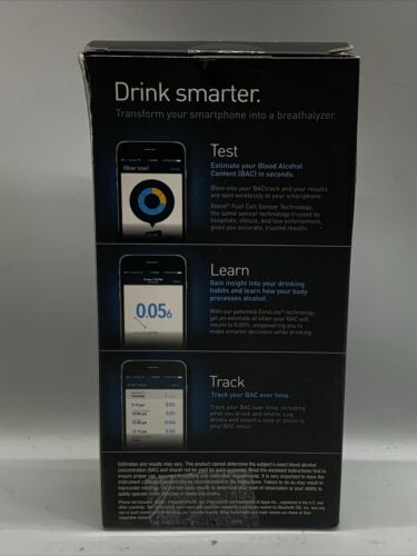 BACtrack Mobile Smartphone Breathalyzer for iPhone and Android Devices (BT-M5)