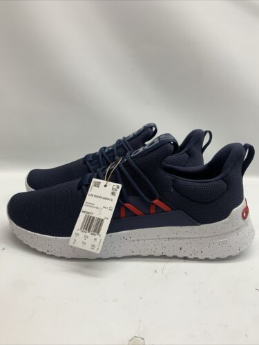 Adidas Lite Racer Adapt 5.0 Shoes Men's Size 13 Running Walking Navy Red Sneaker