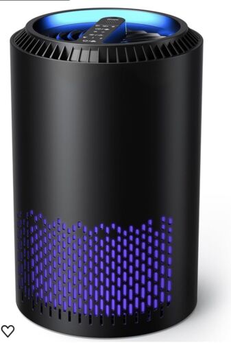 Aroeve True Hepa Portable Air Purifie MK01 Black r For Smoke Pollen Dander Hair