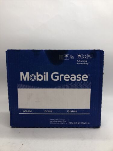 Mobilgrease XHP 221 (10) Multi-purpose Grease 14oz tubes Dark Blue - 10 Pack