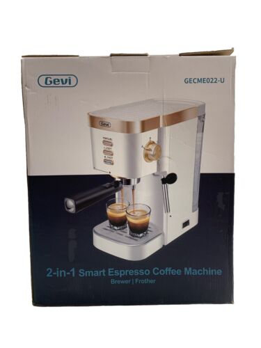 Gevi Espresso Machine 20 Bar High Pressure Compact Espresso Machines GECME022