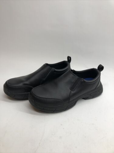 Shoes for Crews Walker Sneaker Shoes Black Heel Pull Loop Slip On Black Size 9