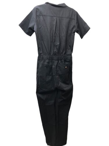 Dickies Women's Temp-IQ Short Sleeve Flex Coverall Black Small with Pockets