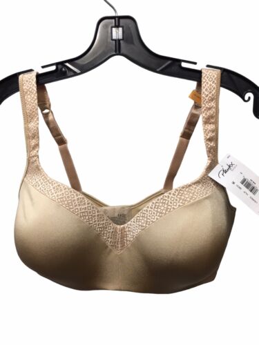 Playtex 4823 Secrets Amazing Shape Balconette Underwire Bra Size 38DD Beige