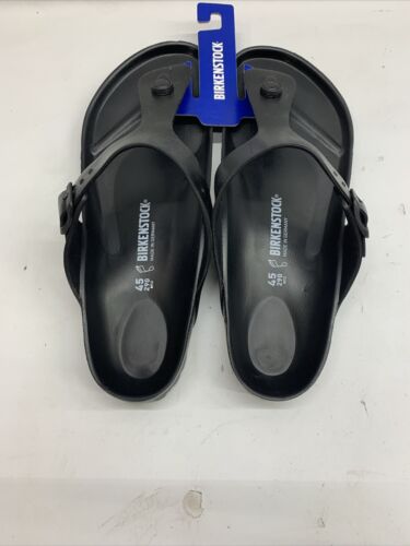 Birkenstock Men’s Gizeh EVA Black Sandals Unisex Shoes Regular Fit Slip-on SZ 12