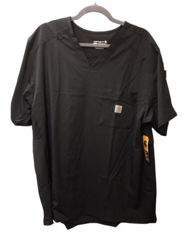 Carhartt Men's Modern Slim Fit V-Neck T-shirt Back Vent Top Chest Pocket Size XL