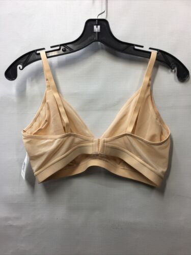 Lively Nursing Bralette 52242 Mesh Detailing Elastic Band Adjustable Size 3 Beig