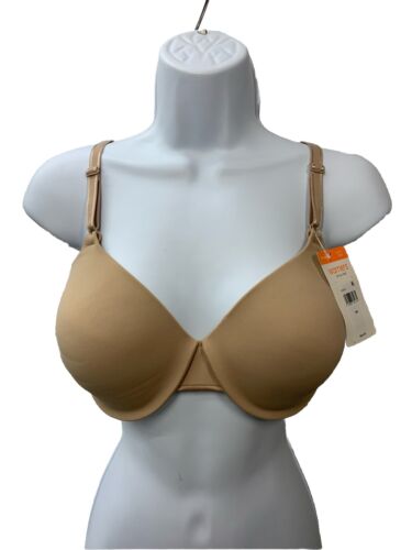 Warners Lightly Lined Tailored Underwire Full Coverage 01593-212 Size 38B Brown