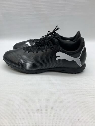 Puma Future 7 Play Black Football Training Shoe Size 10 Lace-up Athletic Sneaker