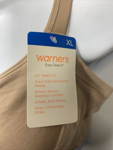 Warners Easy Does It Wire-Free No Bulge Bra RM3911A Lightly Lined Size XL Opaque