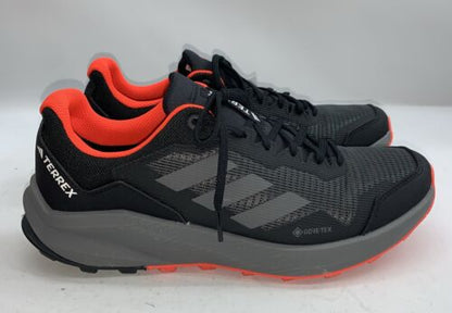 Mens Adidas Running Walking Shoes Terrex Trailrider Gtx Size 9 Black /Orange