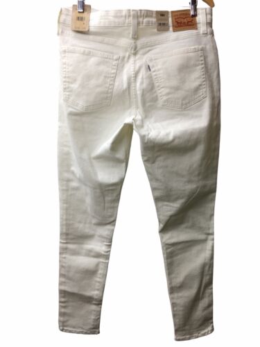 Levi’s 721 High-Rise Skinny Hypersoft Cream Denim Pant 16" White with Pockets