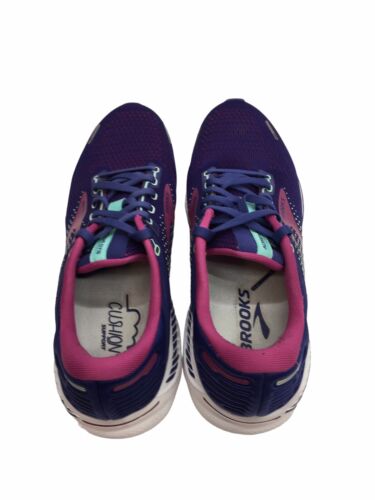 Brooks Womens Sz 9 Adrenaline GTS 22 Running Shoes Jogging Sports Trainer Purple