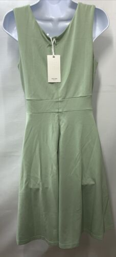 GRACE KARIN Sleeveless Wrap V-Neck A-line Bridesmaid Cocktail Dress Green Size S