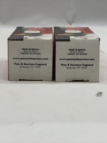 PASS & SEYMOUR 5669-XCC10 Straight Blade Connector NEMA 6-15R Lot Of 2