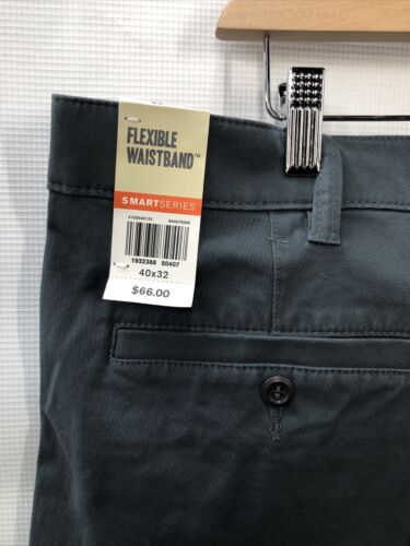 Men’s Dockers Ultimate Chino Straight Fit Long Pants Color Cool Slate Size 40x32