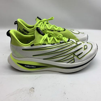 New Balance FuelCell SuperComp Elite v3 Mens Size 12 White Neon Shoes MRCELCT3