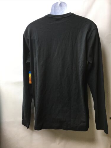 COLUMBIA Men’s Heritage Park Long Sleeve Tee T-shirt Black XM9633-010 Large