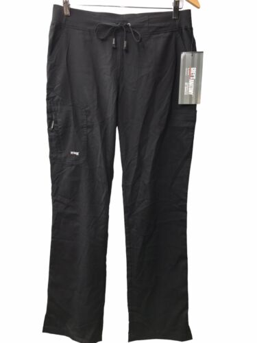 BARCO Grey's Anatomy Women's Mia Easy Care Scrub Pants Small Black Drawstring