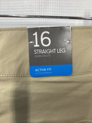 Columbia Active Fit Omni-Shield Convertible Woman’s Tan Pants 16 Long AL8761-265