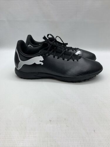 Puma Future 7 Play Black Football Training Shoe Size 10 Lace-up Athletic Sneaker