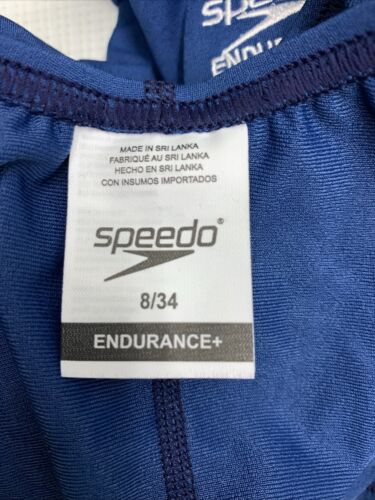 Speedo 8191442434 Women's Endurance+ Skimpy Thin Strap One Piece Swimsuit 8/34