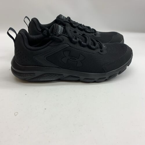 UNDER ARMOUR Men Shoes UA Charged Assert 9 Black Lace-up Walking RunninggSneaker