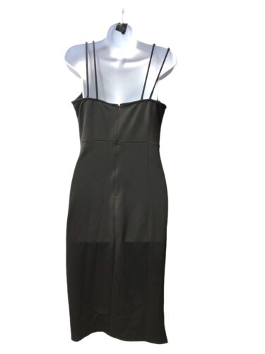 GRACE KARIN Women Sleeveless V Neck Ruched Cocktail Party Dress Black Size M