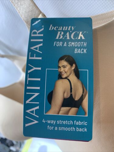 Vanity Fair Women's Full Figure Beauty Back Smoothing Bra, 4-Way Stretch 42DDD