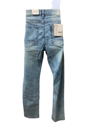 Southpole Men's Stretch Signature Denim Light Sand Blue Long Pants Size 34x30