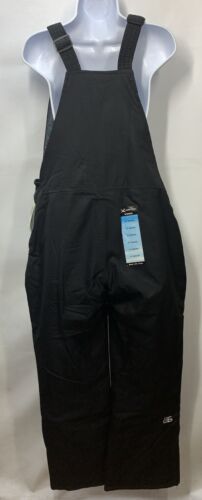 Arctix Women's M (8-10) Essential Insulated Bib Overalls Black Ski Snow 1450-00