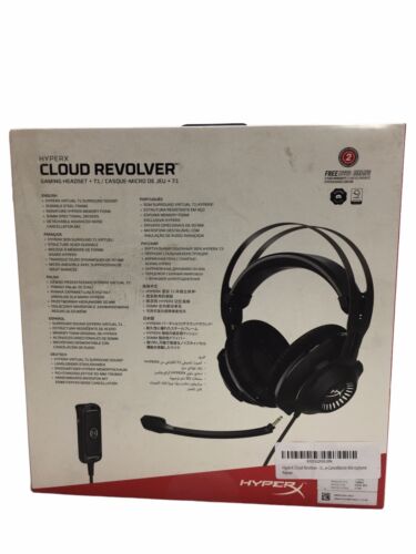 HyperX HX-HSCR-GM Cloud Revolver Wired Gaming Headset for PC & PS4 - [LN]™ Black