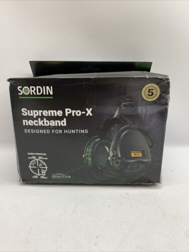 Sordin Supreme Pro-X Hearing Protection Headset - Fabric Headband for Hunting