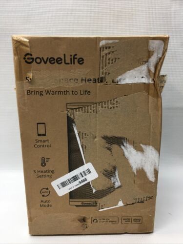 GoveeLife Smart Space Heater 1500W Wi-Fi App Voice Remote Portable H7135101