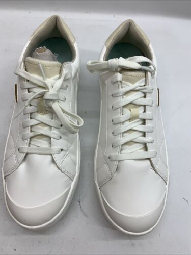 Dr Scholls Women's Time Off Shoes Size 11 White Lace Up Casual Sneakers Lace-up