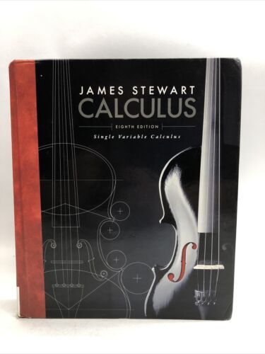 Single Variable Calculus Hardcover Textbook Eight Edition By Stewart James