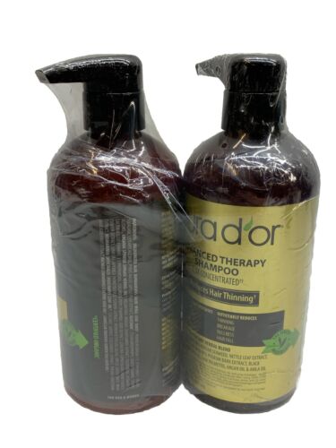 PURA D'OR Anti-Thinning Advanced Therapy Biotin Shampoo & Conditioner 16oz/473ml