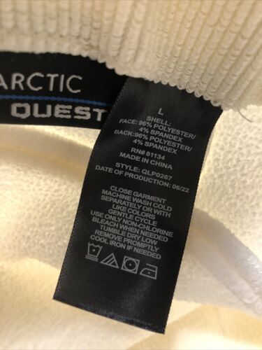 AQ Arctic Quest Ladies Skinny Leg Ski and Snow Long Pant Vanilla Size Long White