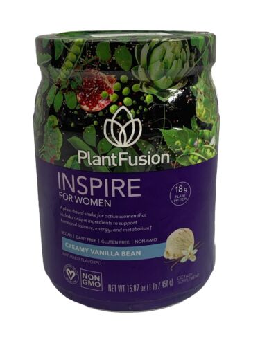 PlantFusion Inspire Plant Protein Powder Vanilla Bean for Women Protein Powder