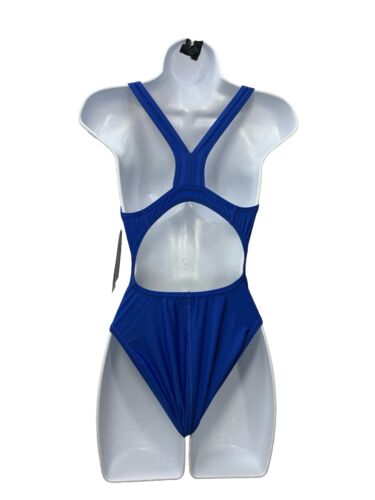 Speedo Swimsuit One Piece Women's Size 6/32 Team Blue Prolt Super Pro Swimwear