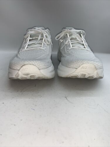 New Balance Men's M1080W13 Running Shoe White/Light Silver Metallic Size 11.5